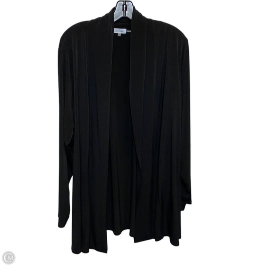 Cardigan By Calvin Klein In Black, Size: 1x