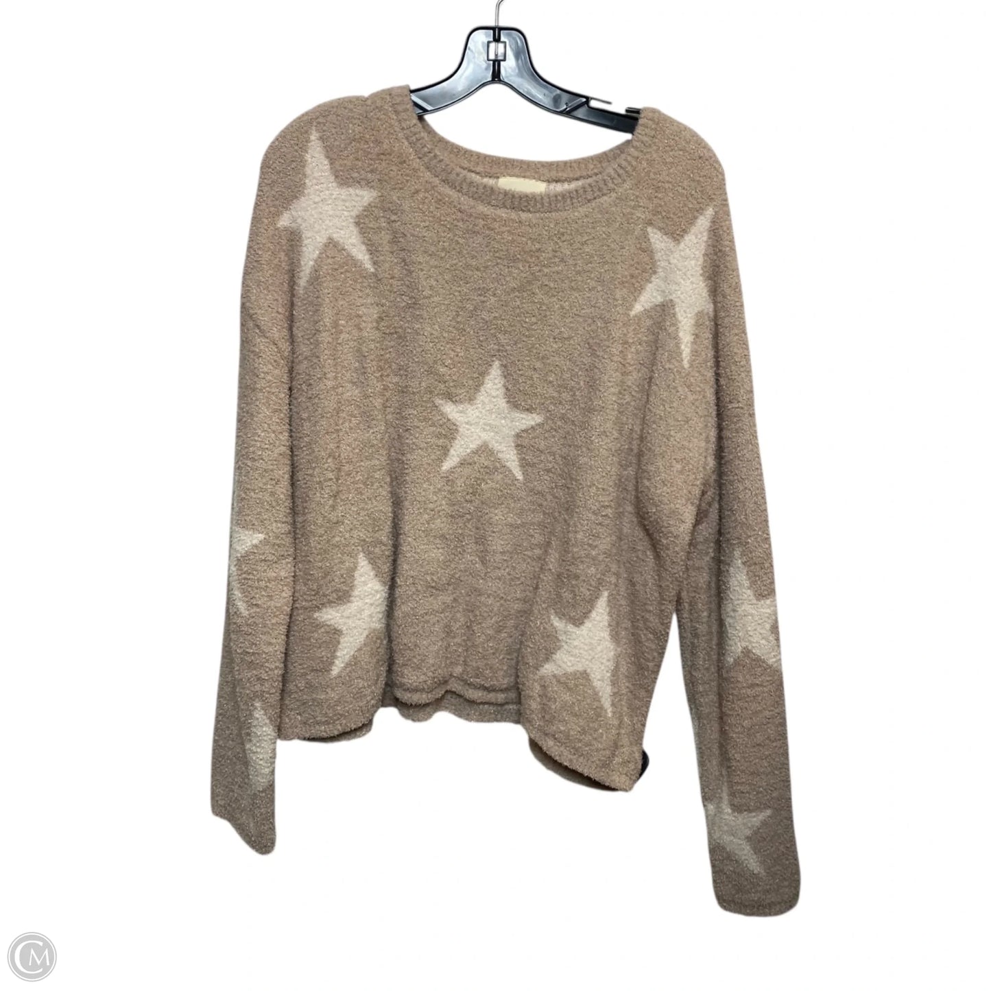 Sweater By Harper In Tan, Size: L