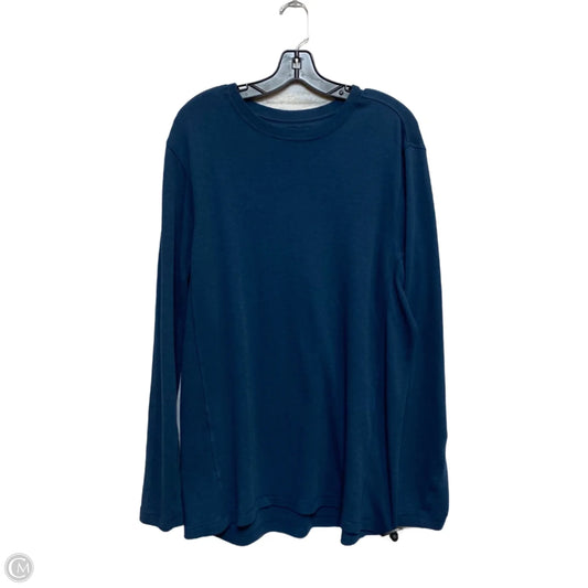 Top Long Sleeve By Magellan In Blue, Size: Xl
