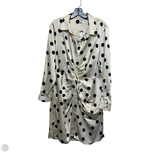 Dress Casual Short By Cato In Polkadot Pattern, Size: Xl