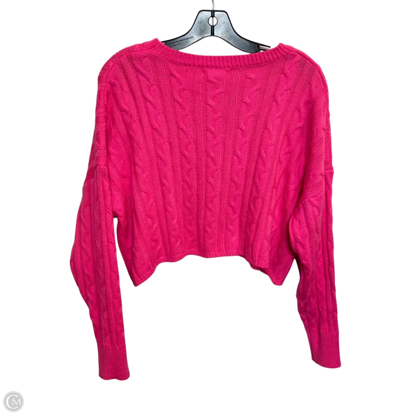 Sweater By Top Style In Pink, Size: M