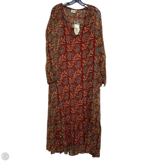 Dress Casual Maxi By Hartford Alternative Classics 1979 In Red, Size: S