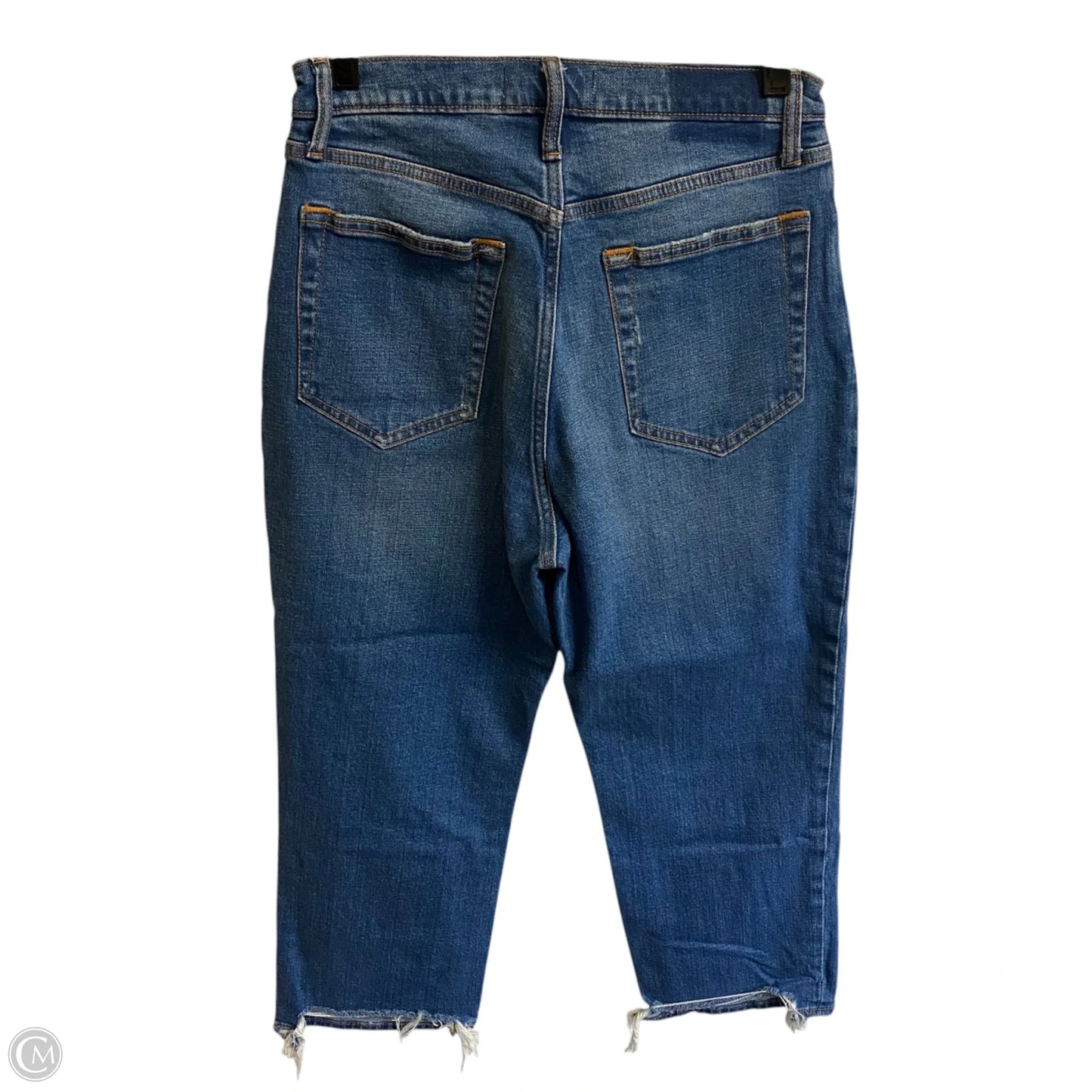 Jeans Straight By Abercrombie And Fitch In Blue Denim, Size: 8