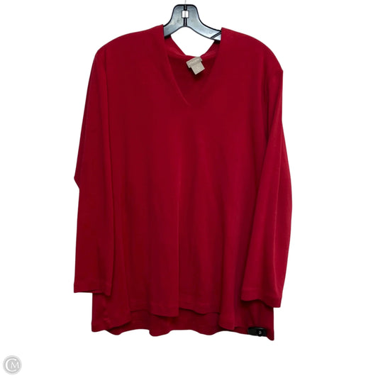 Dress Sweater By Loft In Red, Size: Mp