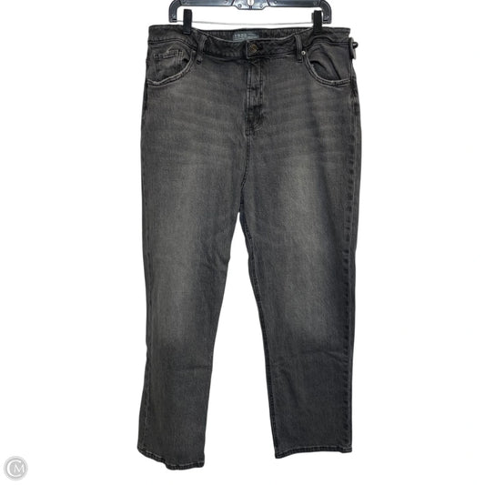 Jeans Boyfriend By Primark In Black Denim, Size: 18