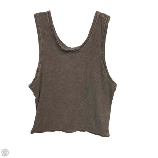 Top Sleeveless By Free People In Brown, Size: M