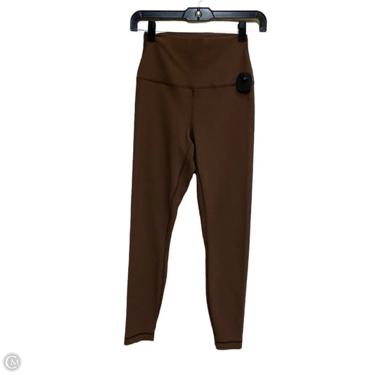 Athletic Leggings By 90 Degrees By Reflex In Brown, Size: S