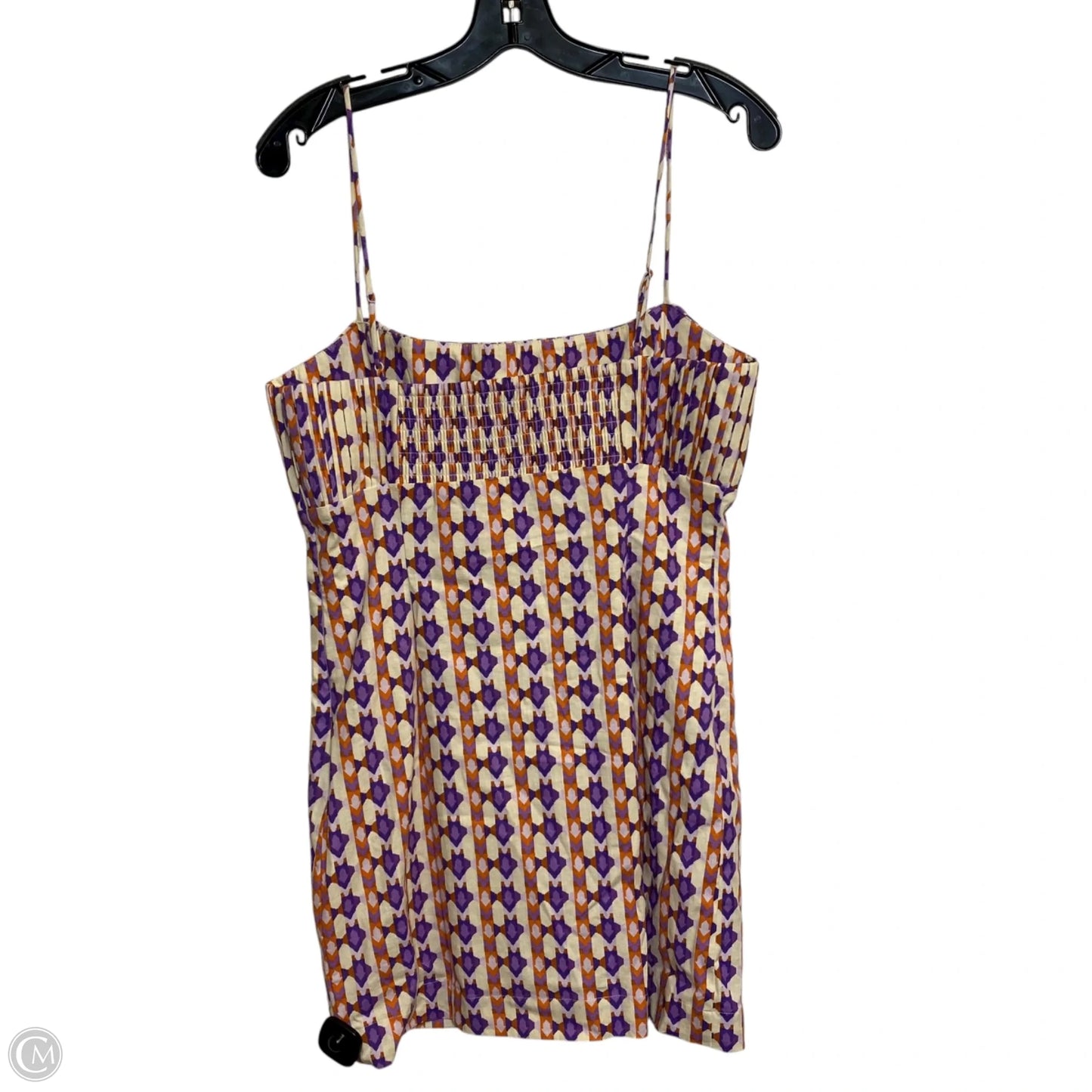 Dress Casual Short By Maeve In Orange & Purple, Size: M