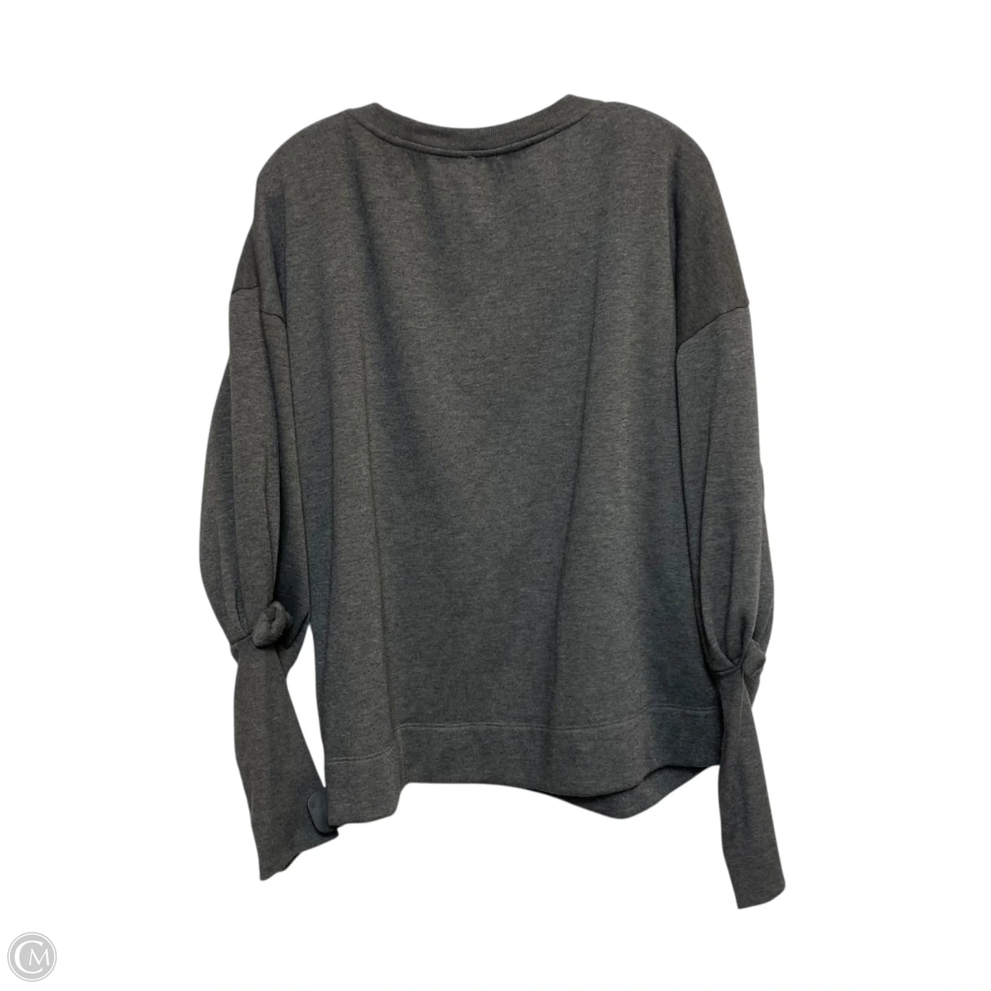 Sweatshirt Crewneck By Maeve In Grey, Size: L
