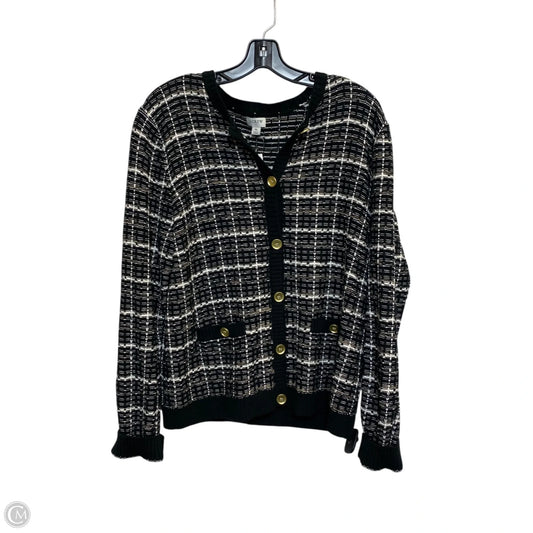 Sweater By J. Crew In Black & White, Size: Xl