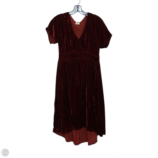 Dress Casual Midi By Cabi In Red, Size: M