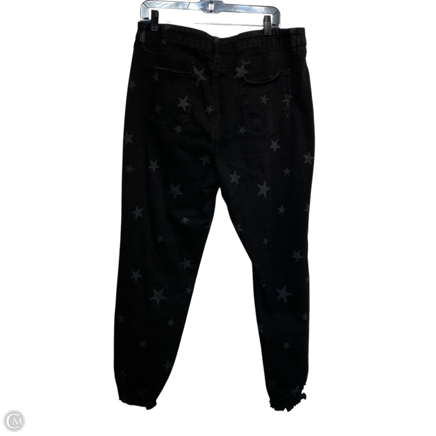 Jeans Skinny By Cato In Black Denim, Size: 16