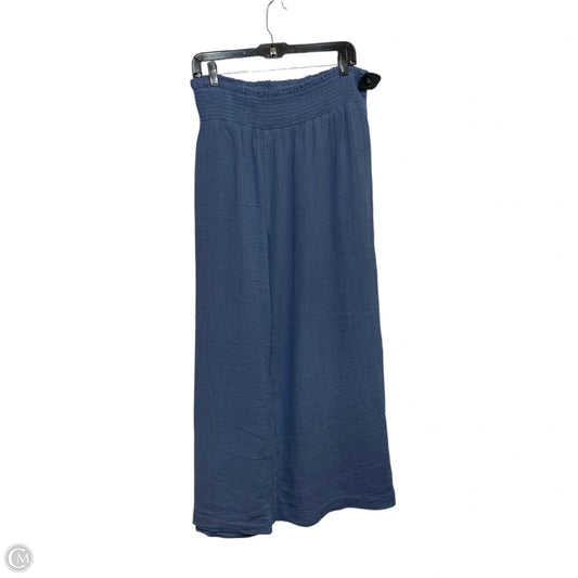 Pants Wide Leg By Wonderly In Blue, Size: Xxl