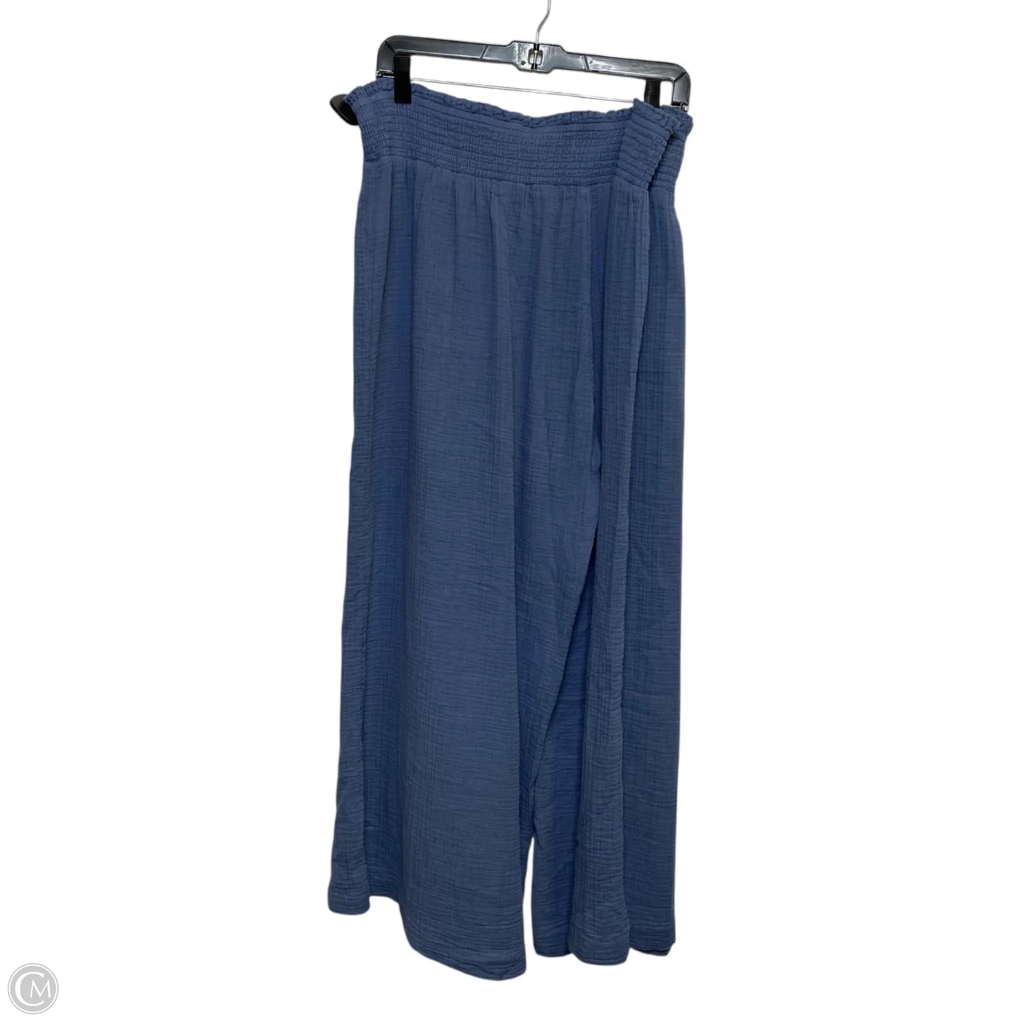 Pants Wide Leg By Wonderly In Blue, Size: Xxl