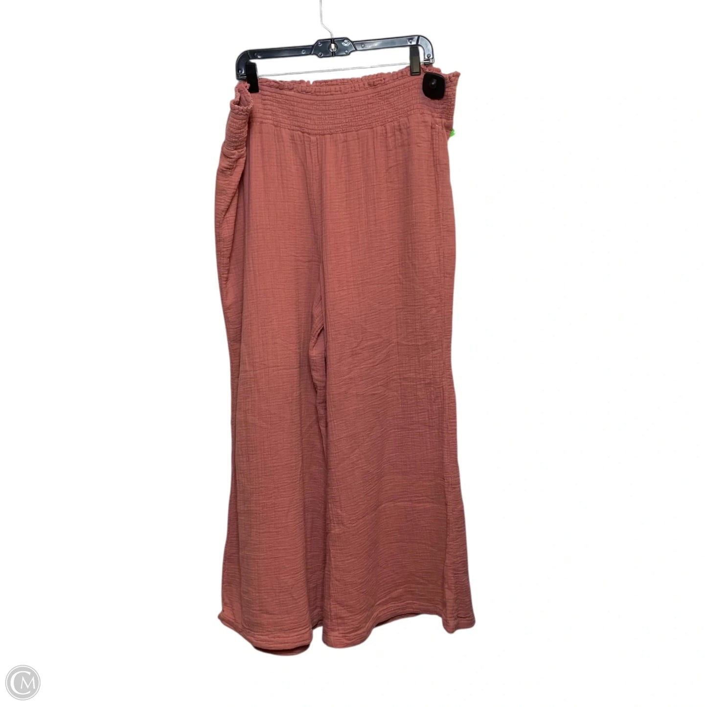 Pants Wide Leg By Wonderly In Pink, Size: Xxl
