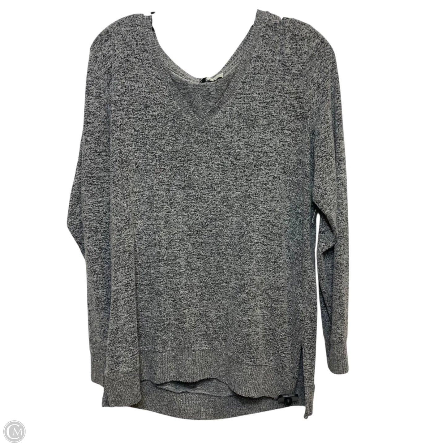 Top Long Sleeve By Lucky Brand In Grey, Size: M