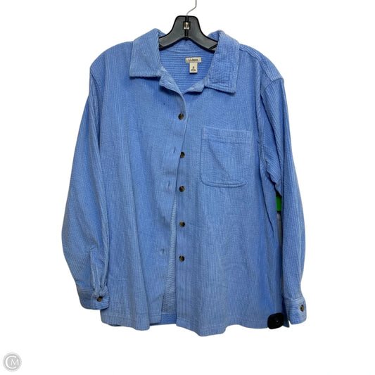 Top Long Sleeve By L.l. Bean In Blue, Size: M