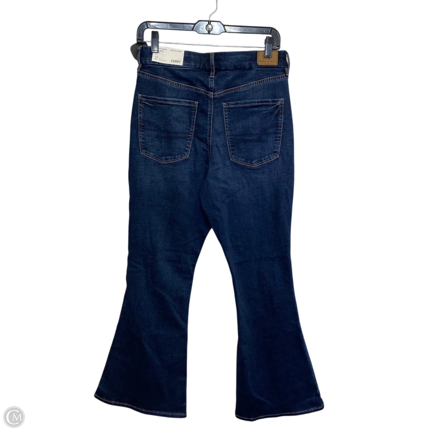 Jeans Flared By American Eagle In Blue Denim, Size: 10