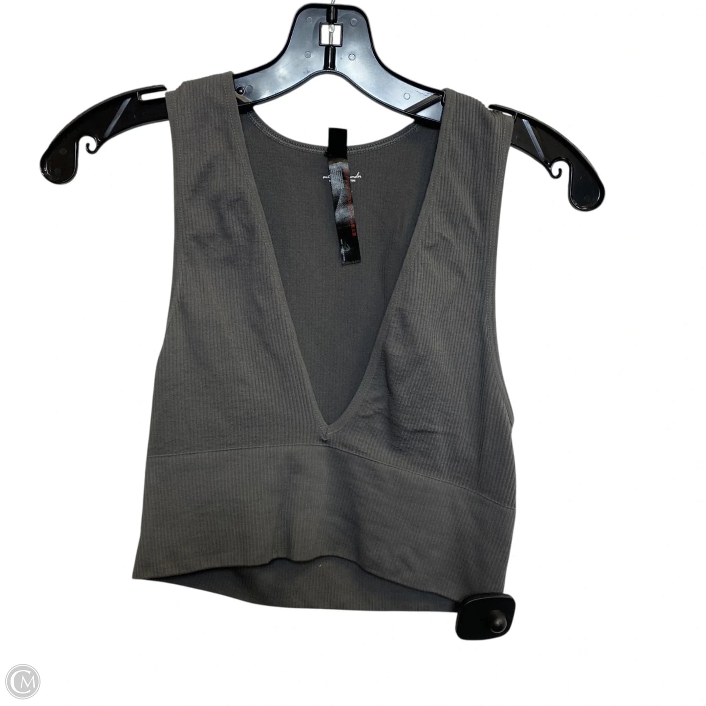 Top Sleeveless By Free People In Grey, Size: M