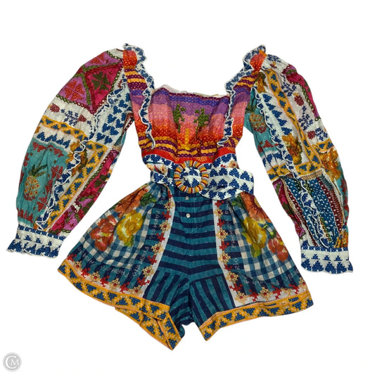 Romper Designer By Farm Rio In Multi-colored, Size: M