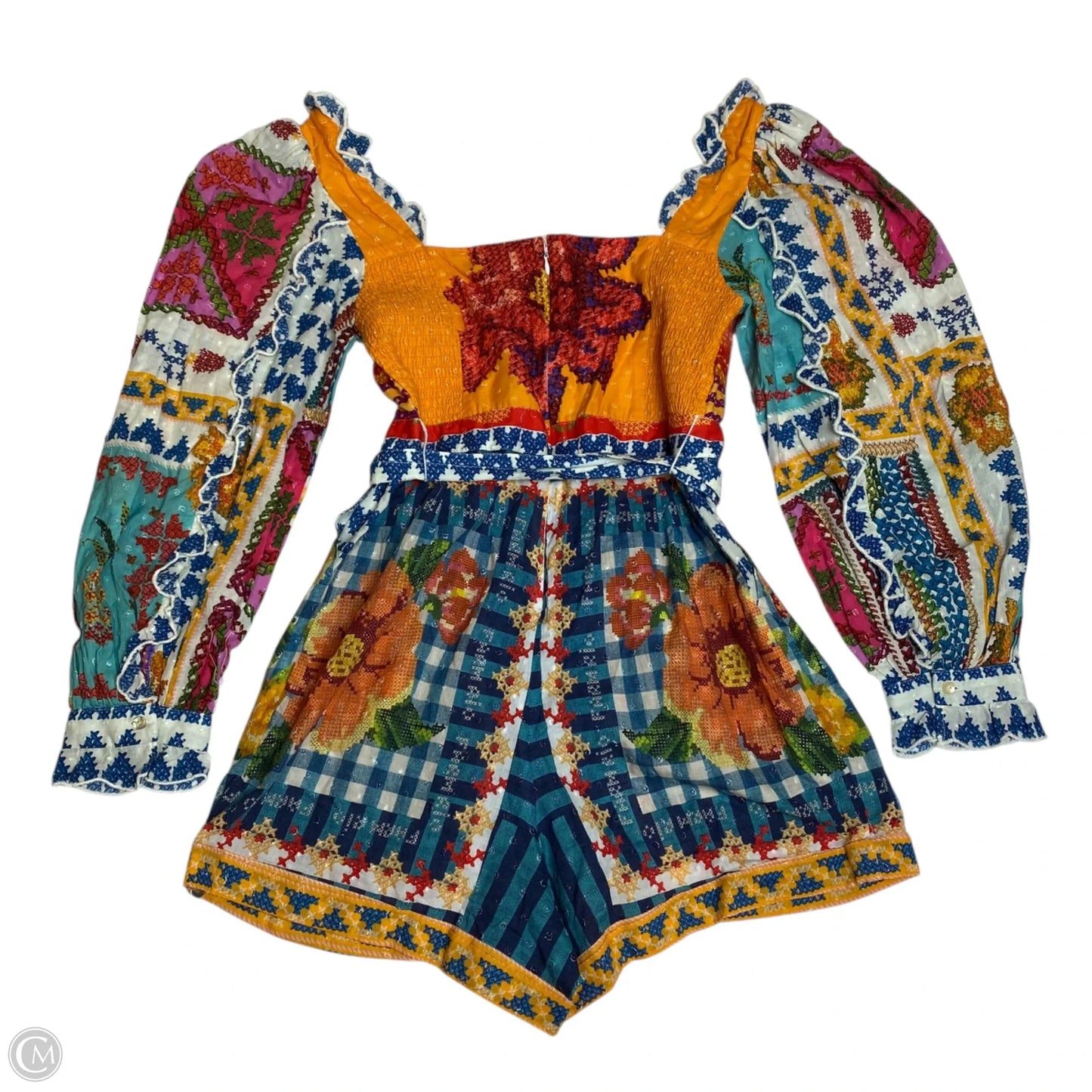 Romper Designer By Farm Rio In Multi-colored, Size: M