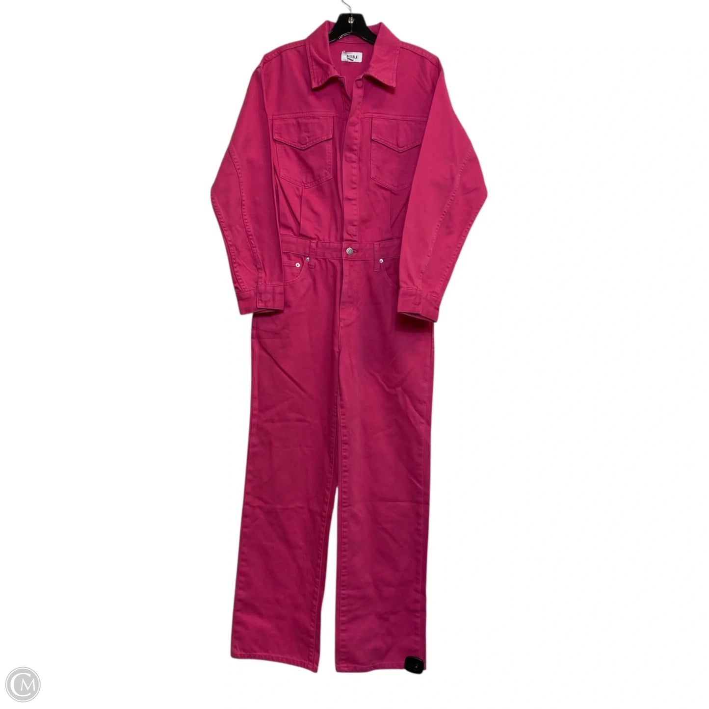Jumpsuit Designer By Pistola In Pink Denim, Size: S