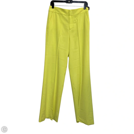 Pants Designer By Alice + Olivia In Yellow, Size: 6