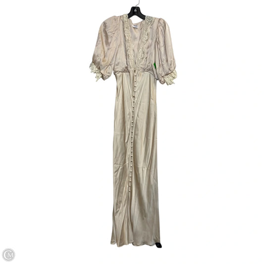 Dress Party Long By Rumored In Tan, Size: M