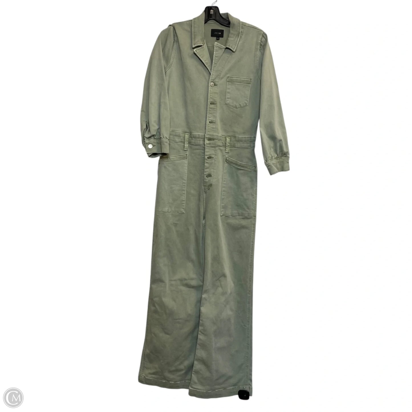 Jumpsuit Designer By Joes Jeans In Green Denim, Size: S