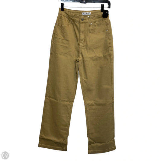 Jeans Wide Leg By Ettelo In Brown Denim, Size: 4