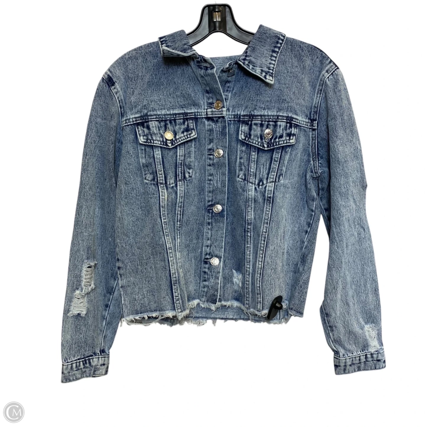 Jacket Denim By Cmf In Blue Denim, Size: M