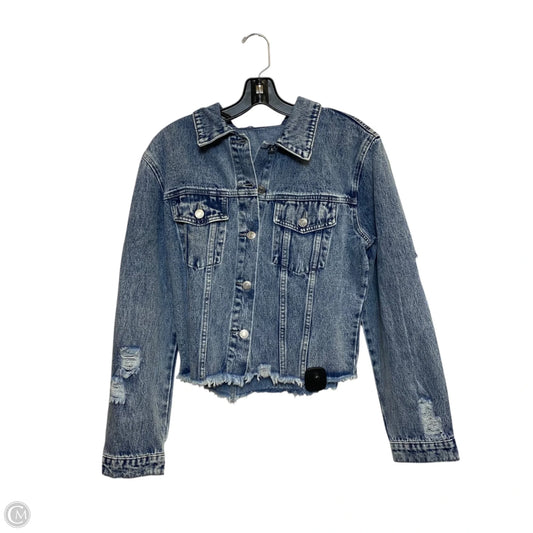 Jacket Denim By Cmf In Blue Denim, Size: L