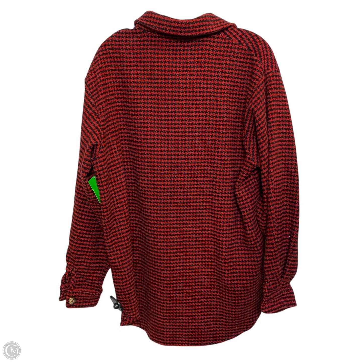 Jacket Shirt By Missguided In Red, Size: L