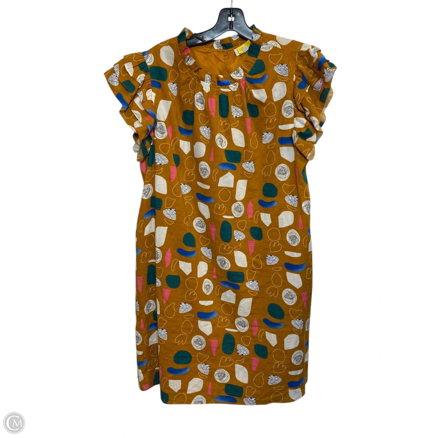 Dress Casual Short By Thml In Yellow, Size: L