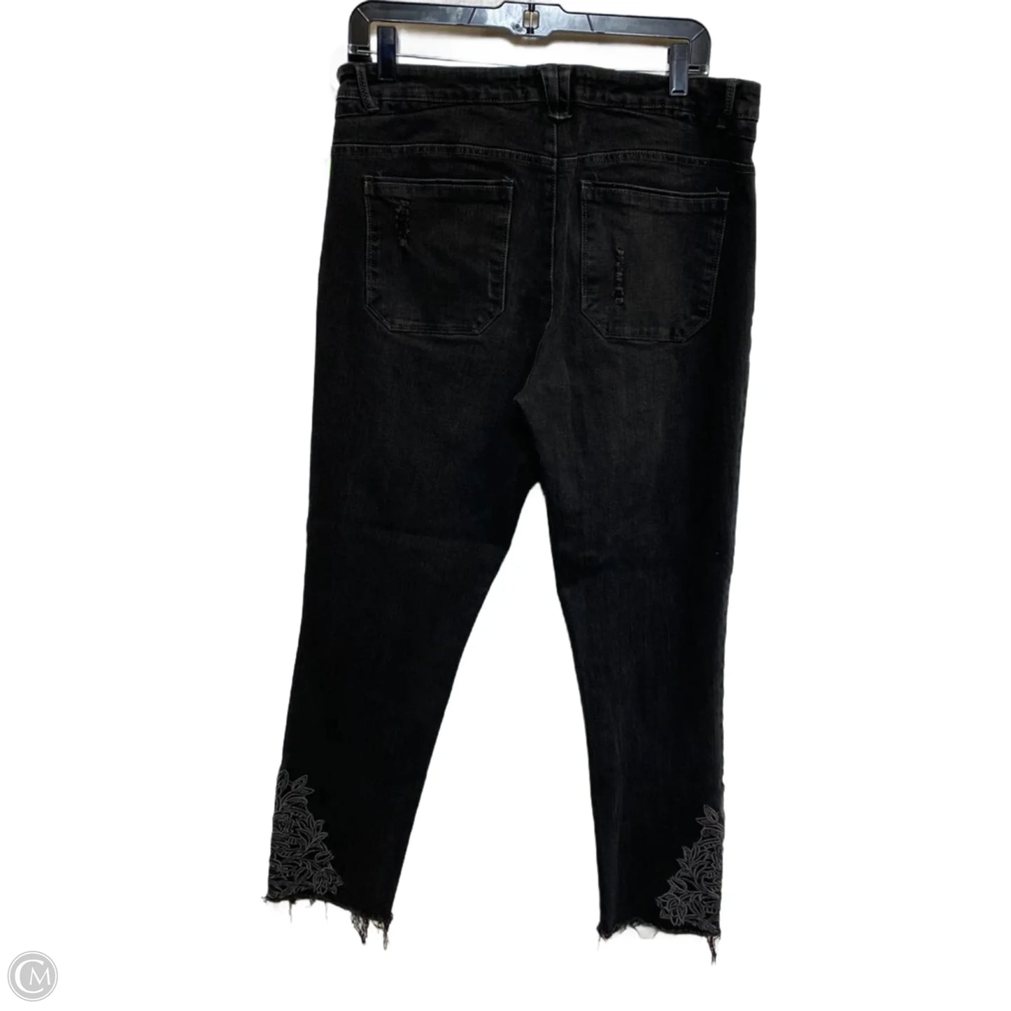 Jeans Skinny By Democracy In Black Denim, Size: 10