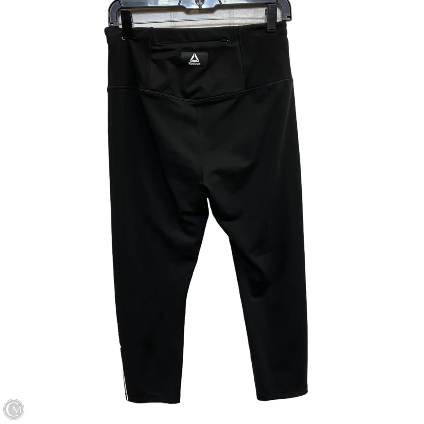 Athletic Leggings Capris By Reebok In Black, Size: M