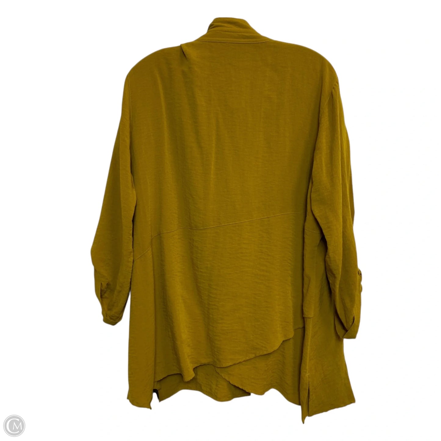Top Long Sleeve By John Mark In Yellow, Size: 1x