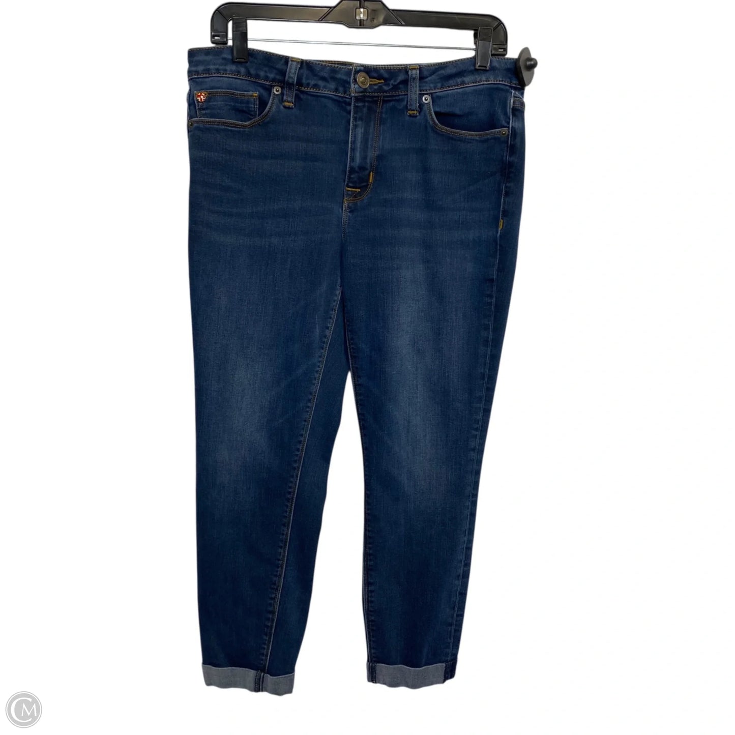 Jeans Designer By Hudson In Blue Denim, Size: 12