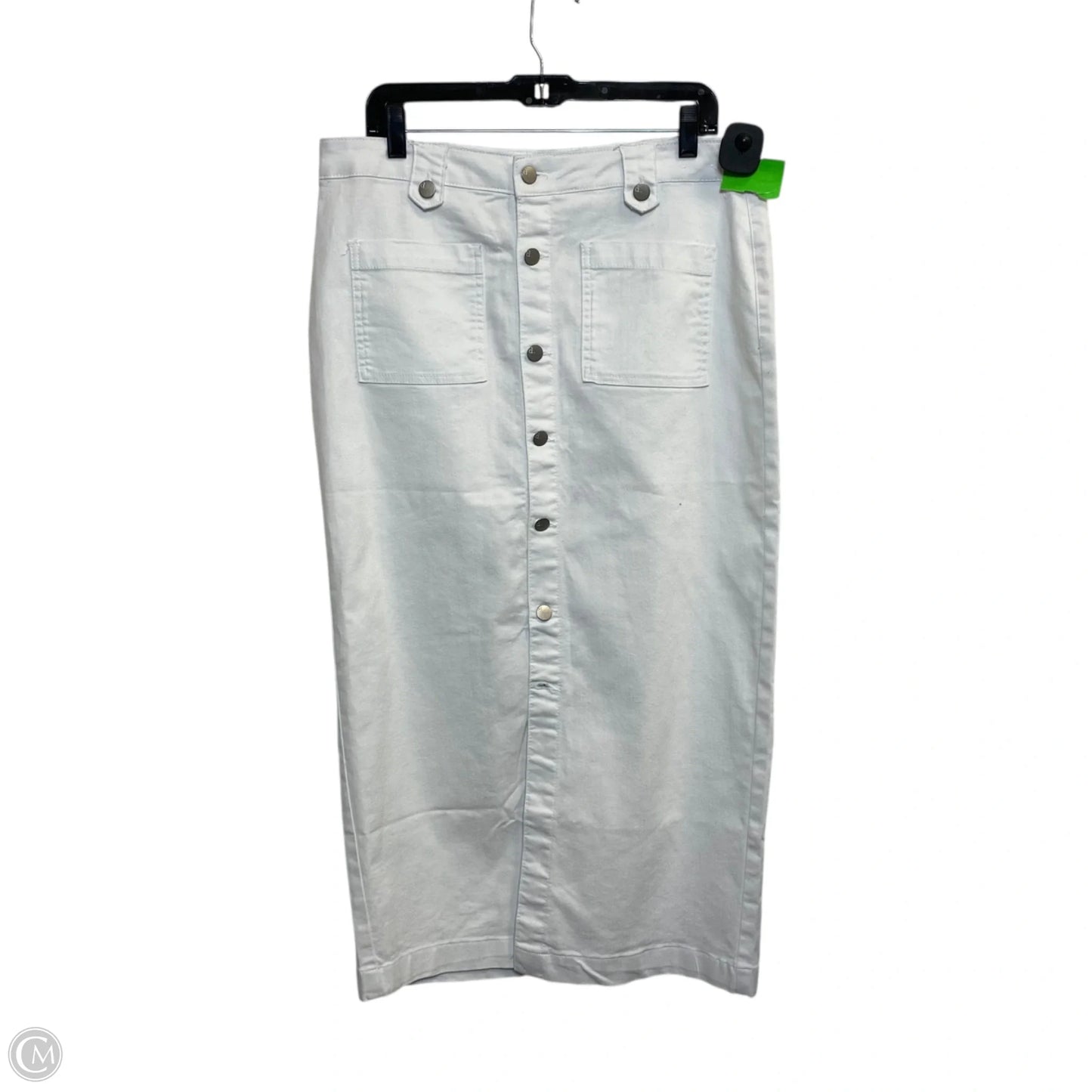 Skirt Midi By D Jeans In White, Size: L
