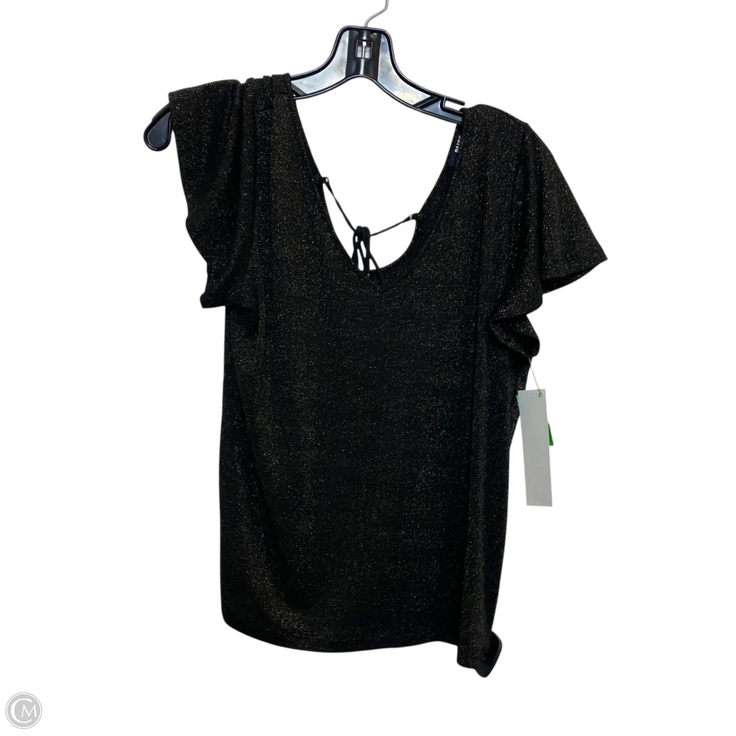 Top Short Sleeve Designer By Paige In Black, Size: Xs