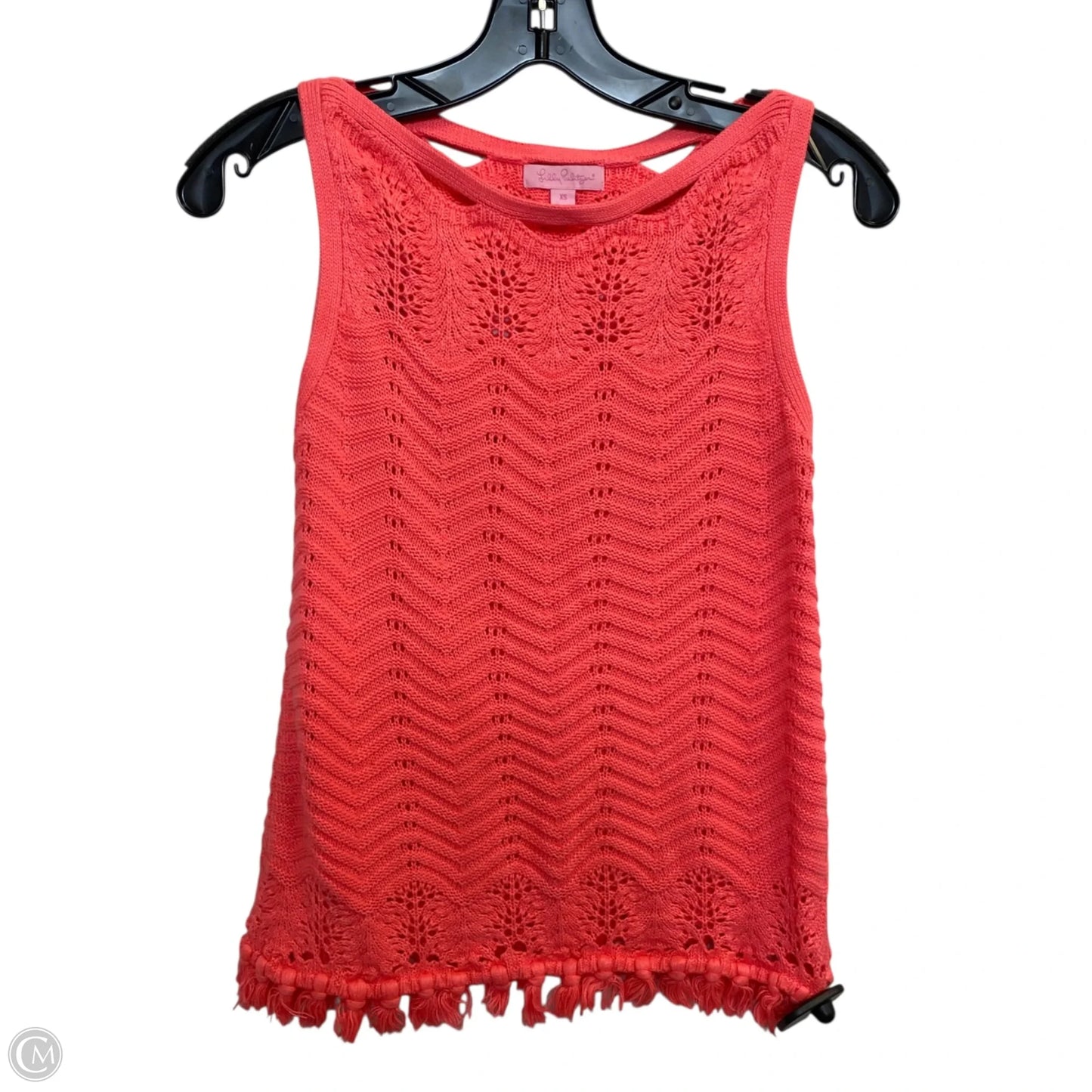 Top Sleeveless Designer By Lilly Pulitzer In Pink, Size: Xs