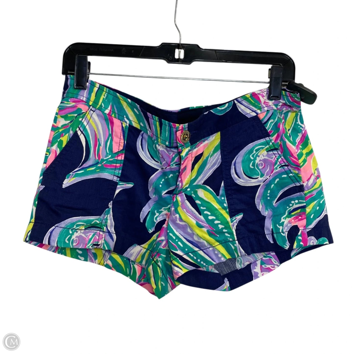 Shorts Designer By Lilly Pulitzer In Navy, Size: 0