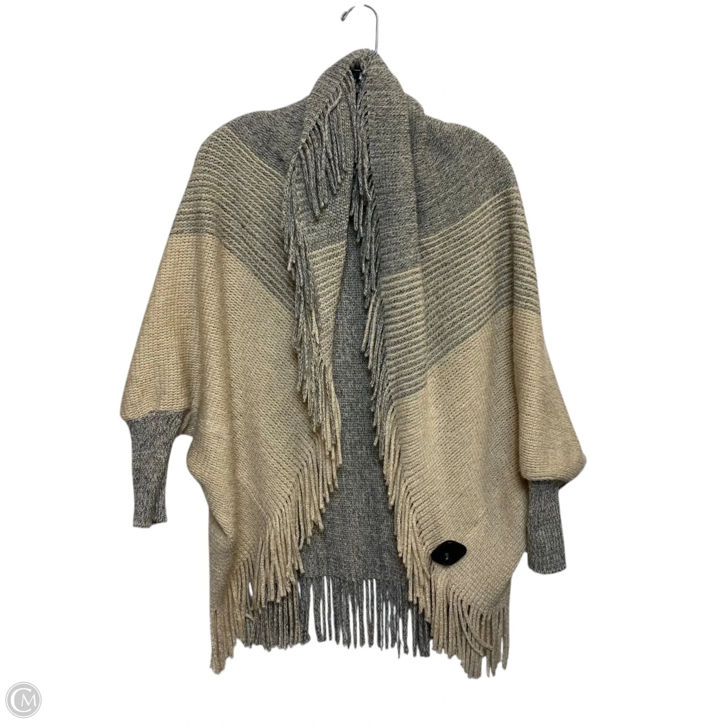 Shawl By Coco And Carmen In Brown & Grey, Size: Osfm