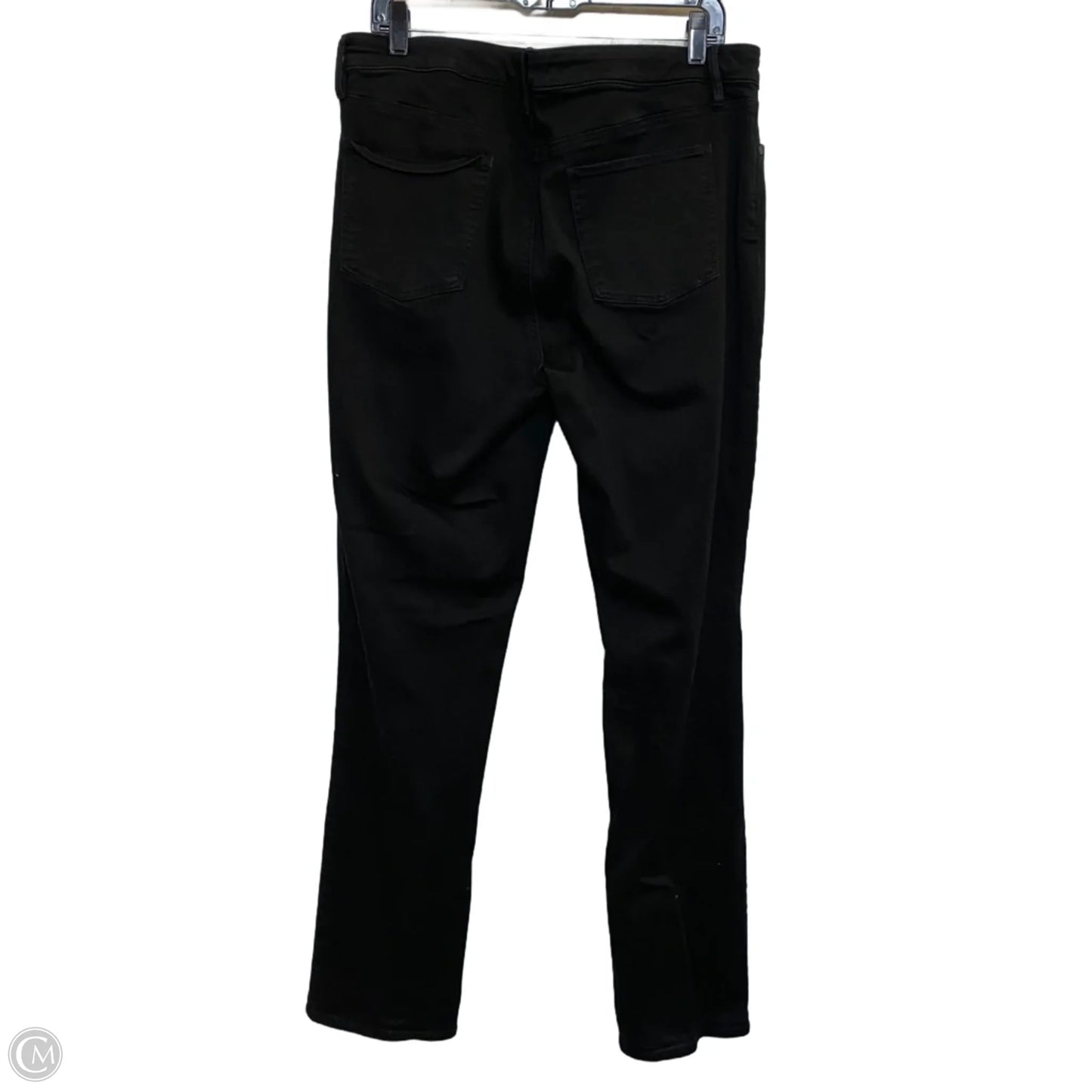 Jeans Straight By Talbots In Black Denim, Size: 1x