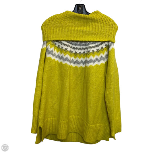 Sweater By Loft In Green & Grey, Size: Xxl