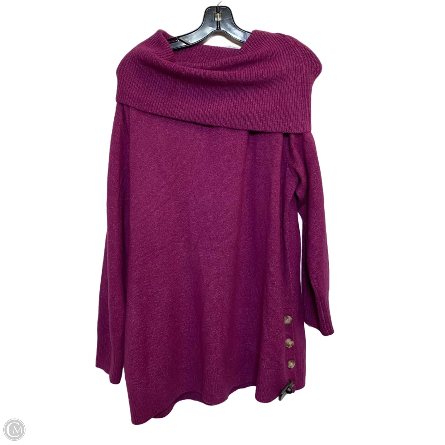 Sweater By Loft In Purple, Size: 2x