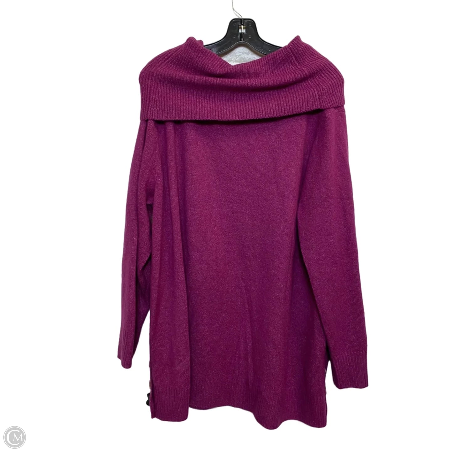 Sweater By Loft In Purple, Size: 2x