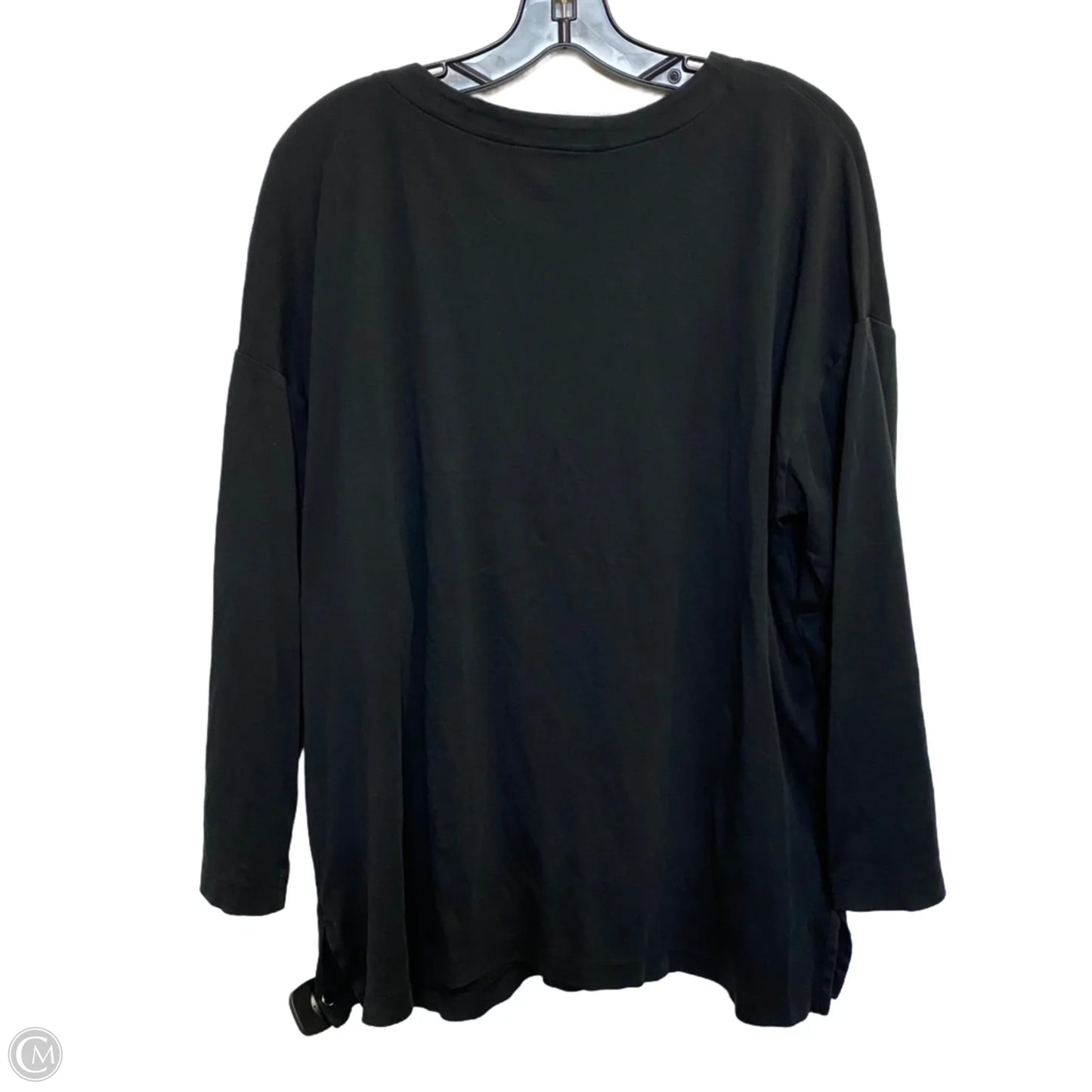 Top Long Sleeve Basic By J. Jill In Black, Size: Xl