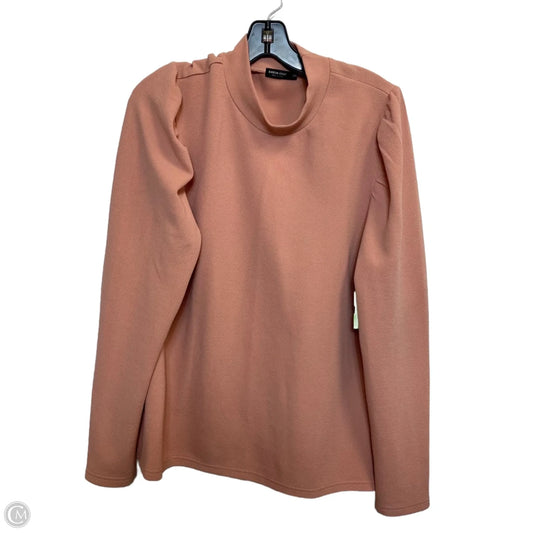 Top Long Sleeve By Shein In Pink, Size: 2x