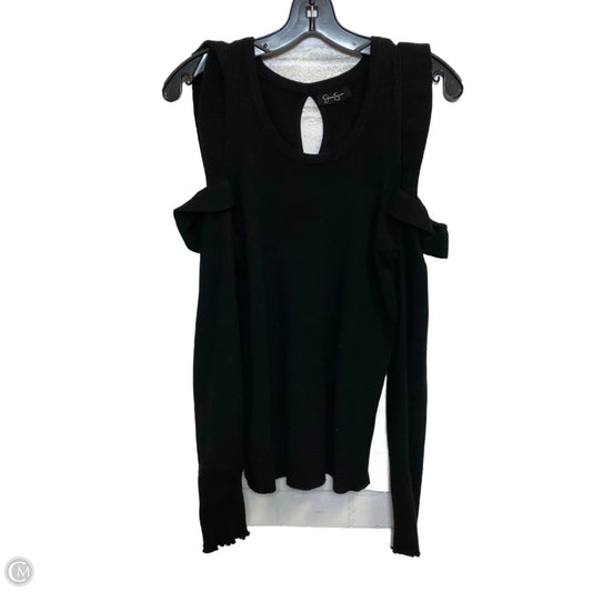 Top Long Sleeve By Jessica Simpson In Black, Size: M
